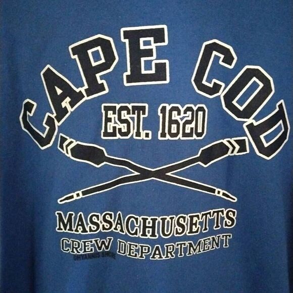 Cape Cod Hoodie, Gildan, Medium, Blue - Picture 1 of 4